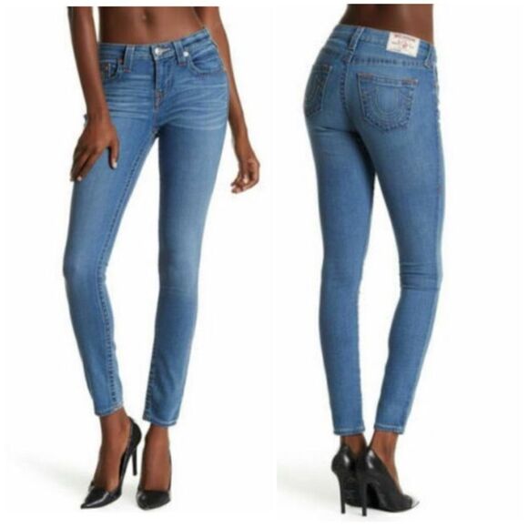 True Religion Curvy Skinny Jeans DLAM Size 28 - Picture 1 of 9